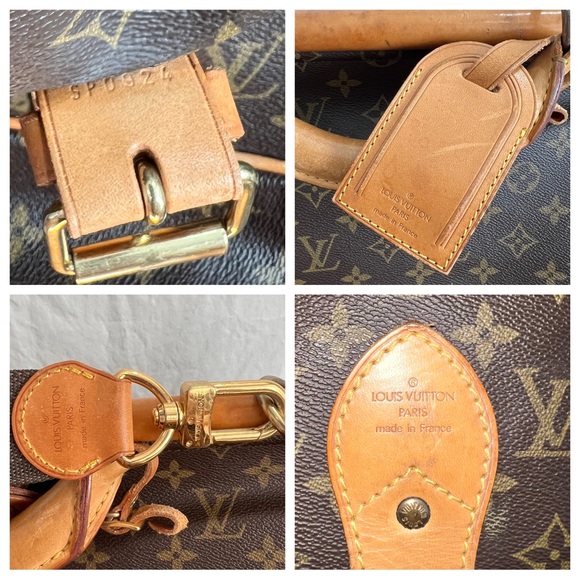 LOUIS VUITTON Sac Chasse Hunting Brown Canvas Monogram Travel Bag M41140 - Picture 16 of 17